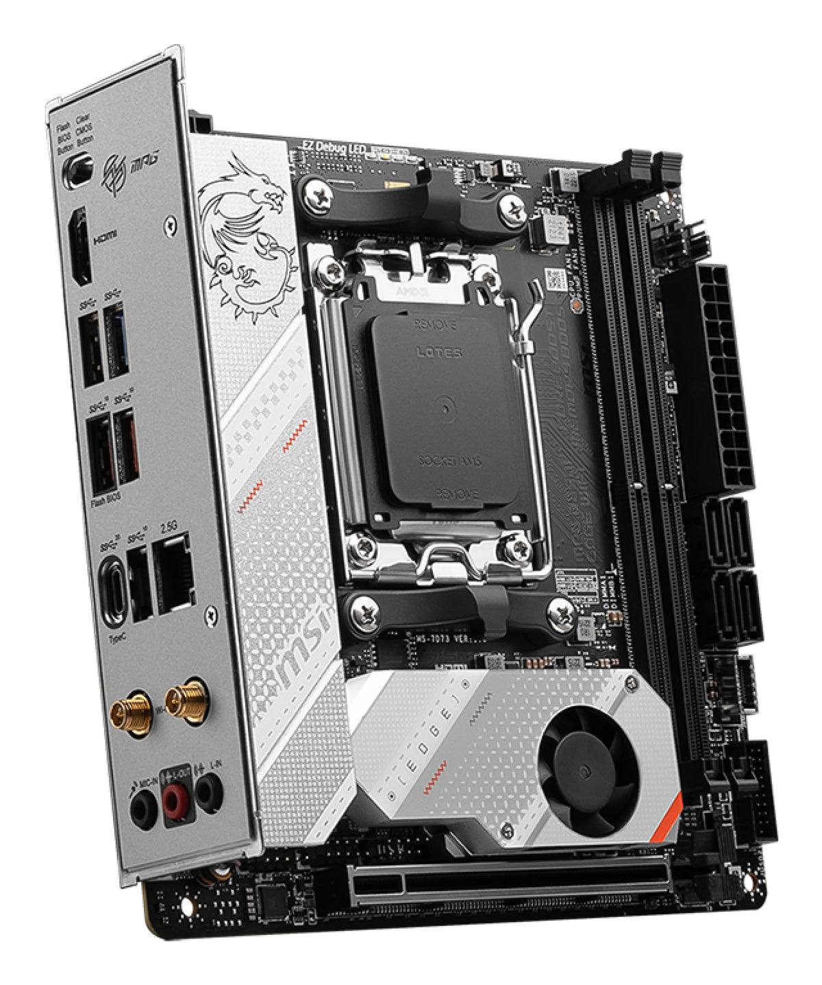 MSI MPG B650I EDGE WIFI carte mère AMD B650 Emplacement AM5 mini ITX