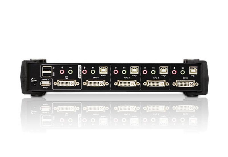 ATEN Commutateur KVMP™ DVI/audio USB 4 ports