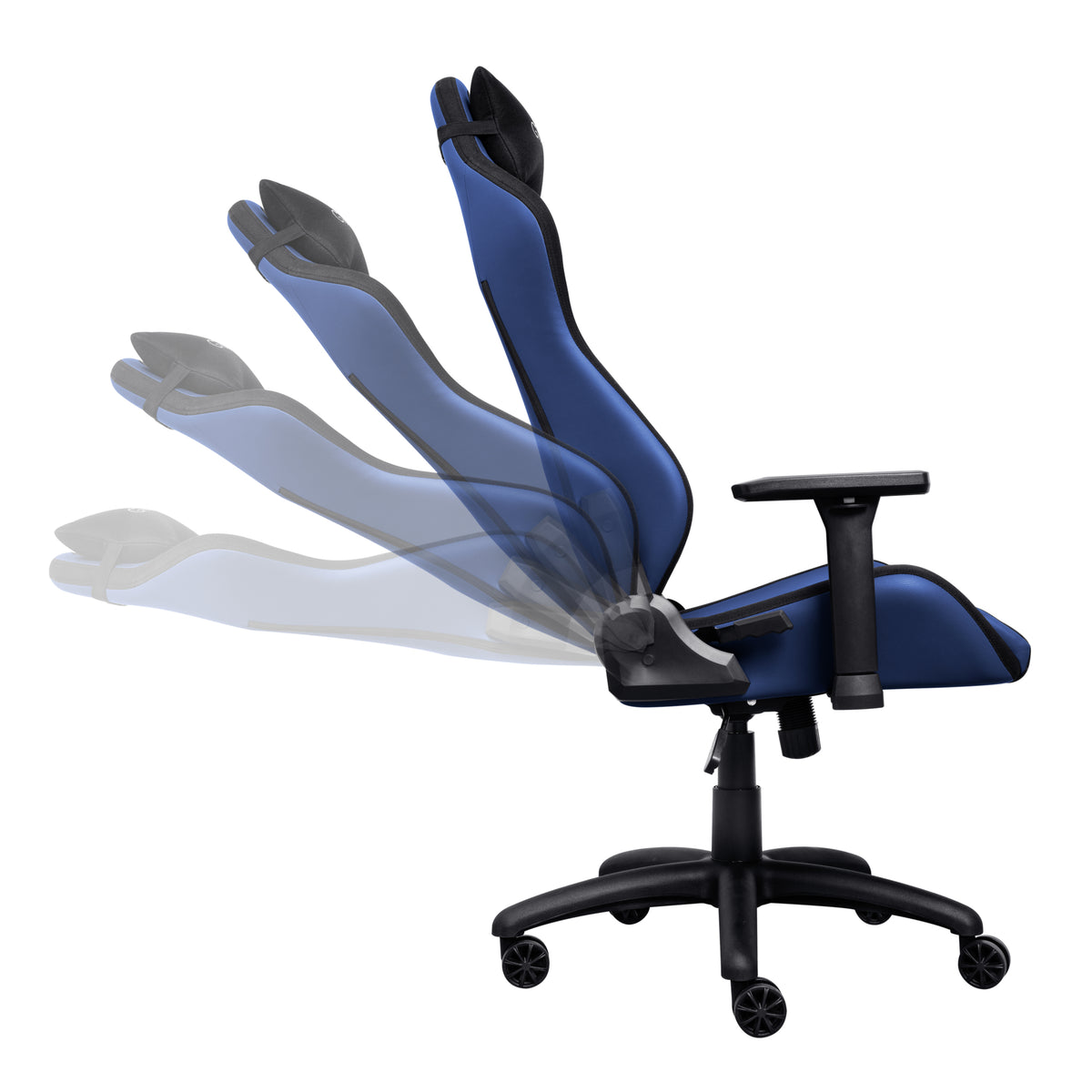 Trust GXT 714 RUYA Siège de Jeu Universel, Noir et Bleu