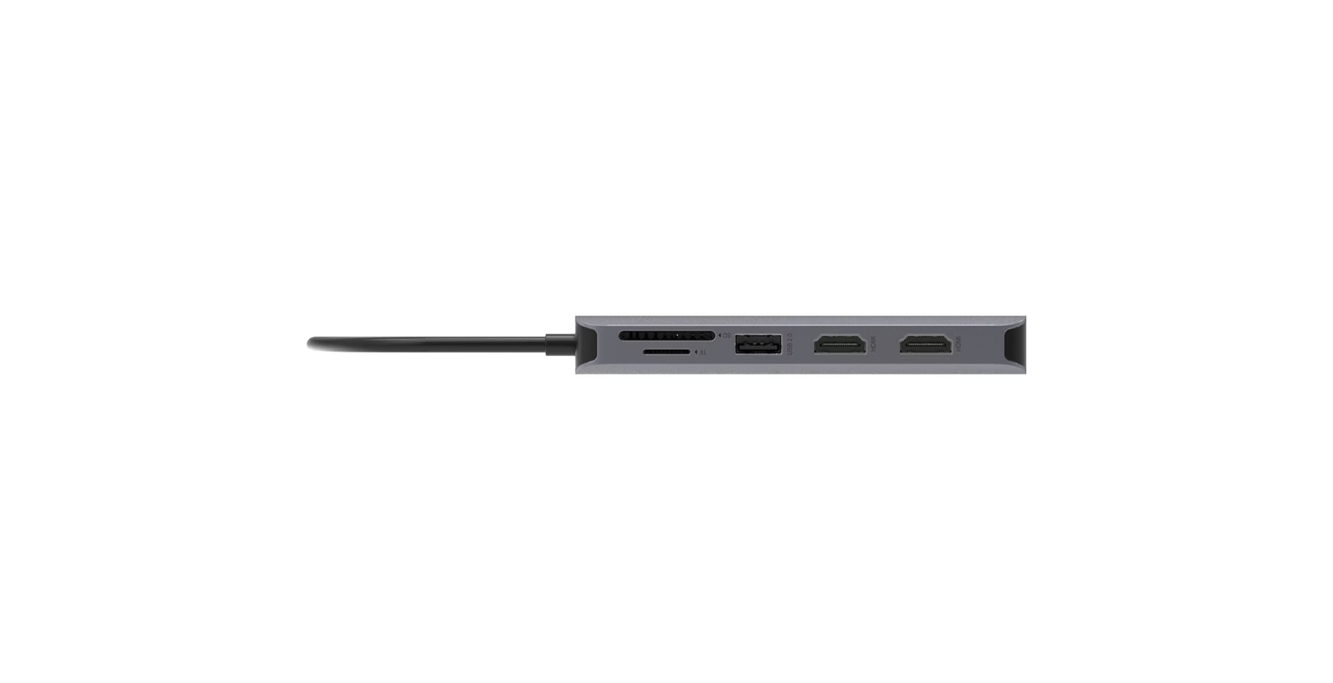 Acer 12-in-1 Type-C Dongle Avec fil USB 3.2 Gen 1 (3.1 Gen 1) Type-C Argent