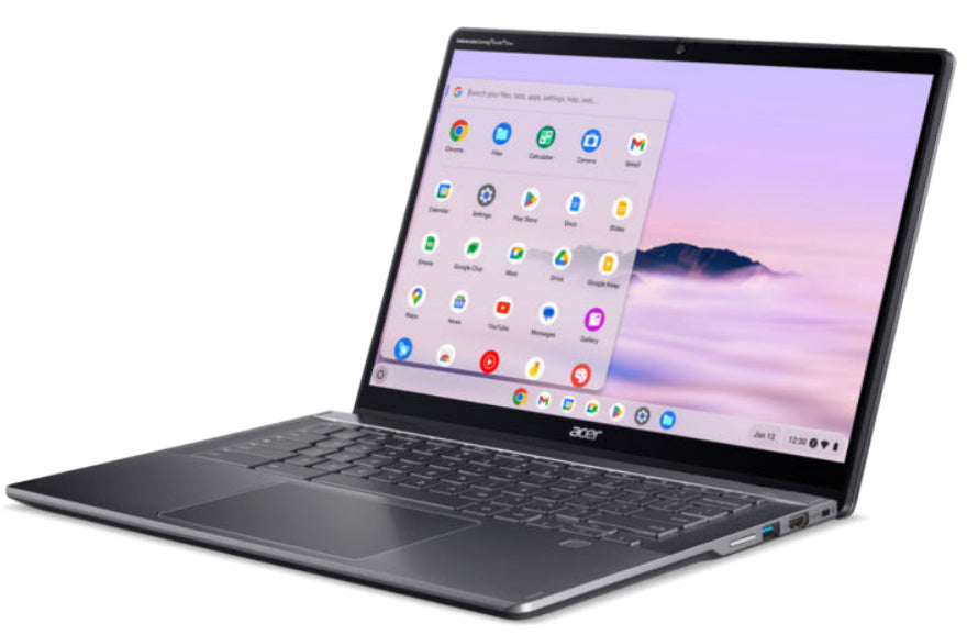 Acer Chromebook CPE594-1N-TCO-33Z8 Intel Core 3 100U 35,6 cm (14") Écran tactile WUXGA 16 Go LPDDR5x-SDRAM 128 Go SSD Wi-Fi 6E (802.11ax) ChromeOS Gris QWERTZ Allemand
