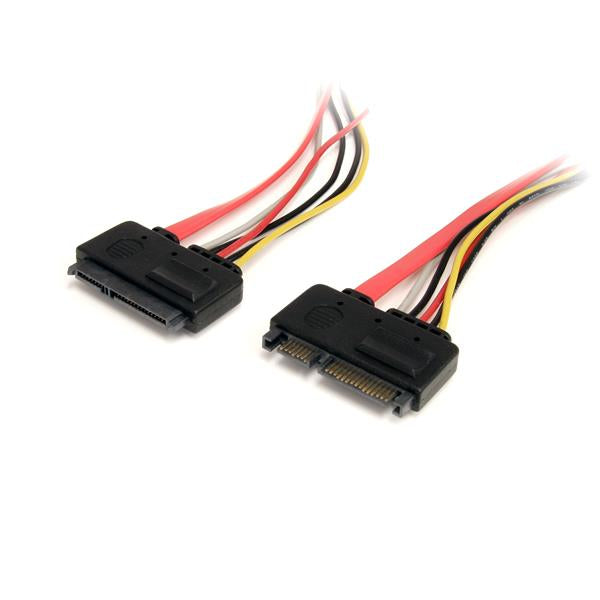 StarTech.com Câble d'extension SATA 22 broches pour données et alimentation, 30 cm