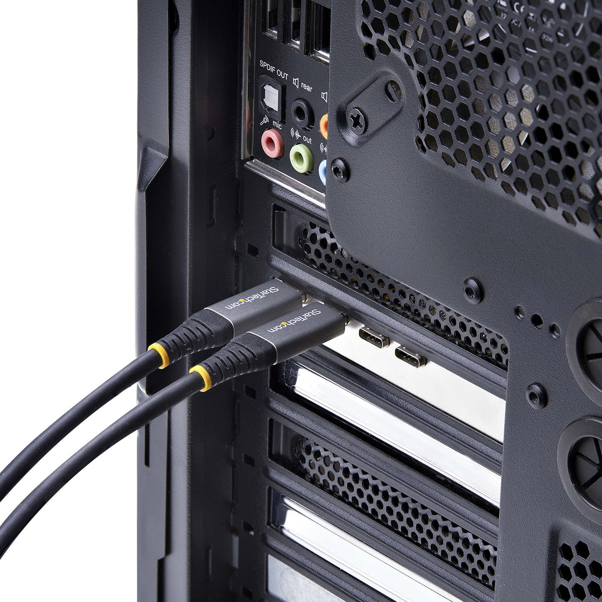 StarTech.com Carte PCIe USB 5 Ports USB 3.2 10Gbps, 4x USB-C et 1x USB-A interne