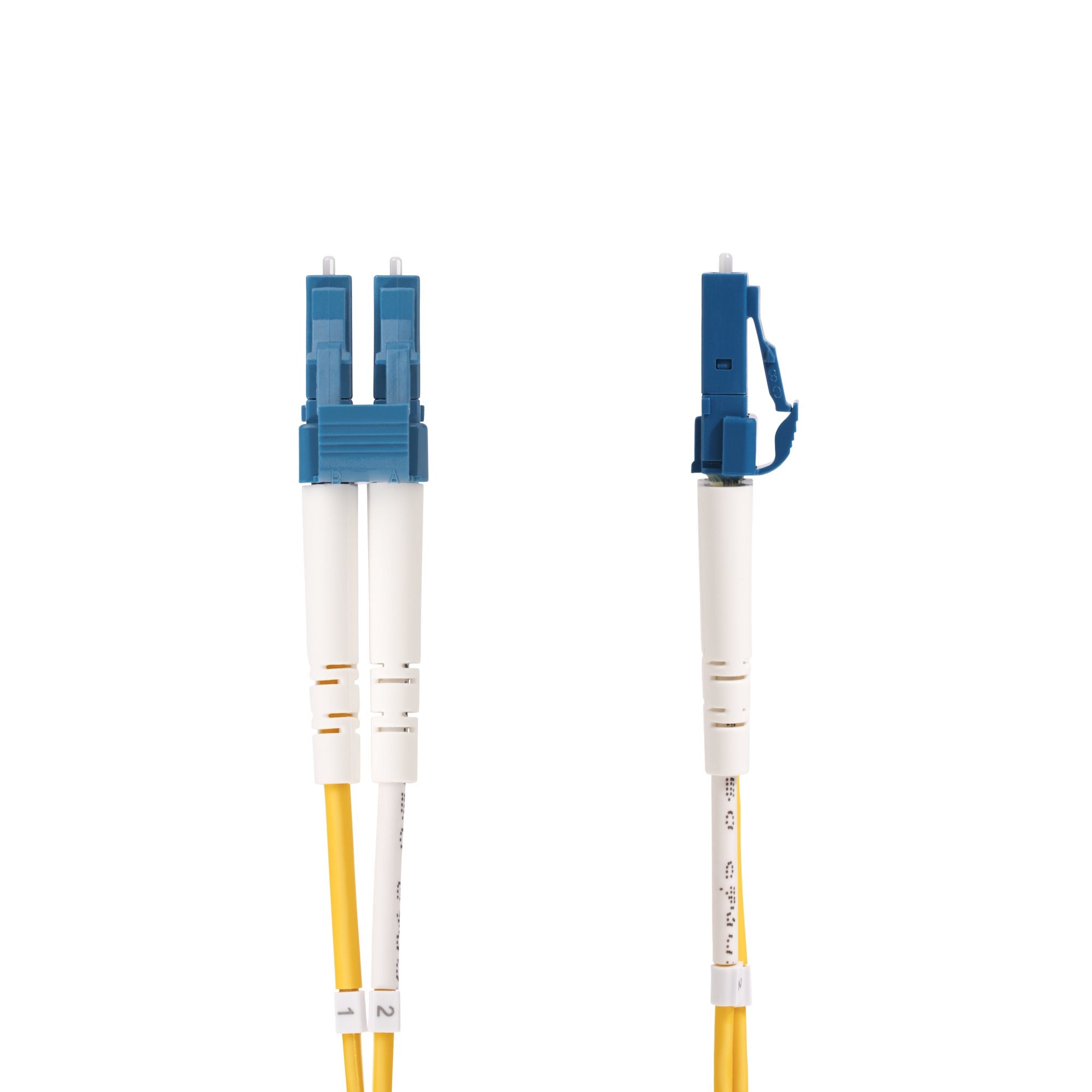 StarTech.com Câble Fibre Optique de 5m Duplex Monomode LC vers SC(UPC) OS2, 9/125µm, 100G, Cordon Fibre Optique, Insensible à la Courbure, Faible Perte d'Insertion, Cordon Patch Fibre LSZH
