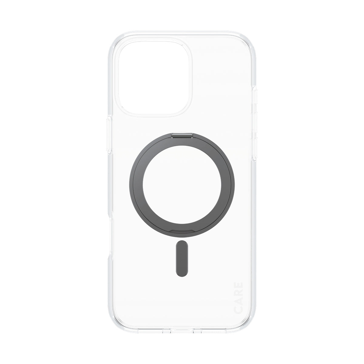 PanzerGlass CARE Coque Transparente avec Support Noir et MagSafe pour iPhone 16 Pro Max
