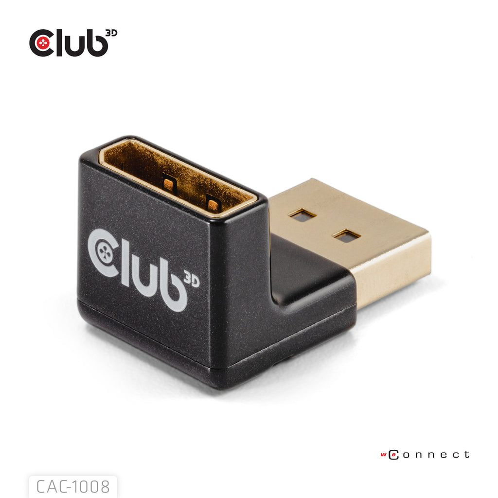 CLUB3D CAC-1008 Adaptateur Changeur de Genre DisplayPort, Noir
