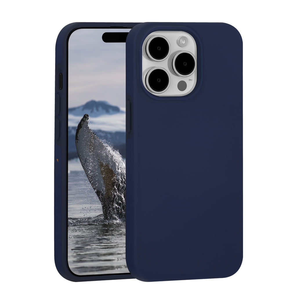 dbramante1928 Iceland Ultra D3O MagSafe Coque de Protection pour iPhone 15 Pro, Bleu