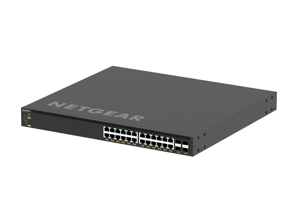 NETGEAR XSM4328CV Switch Géré L3 10G Ethernet PoE 24 Ports RJ-45 1U Noir