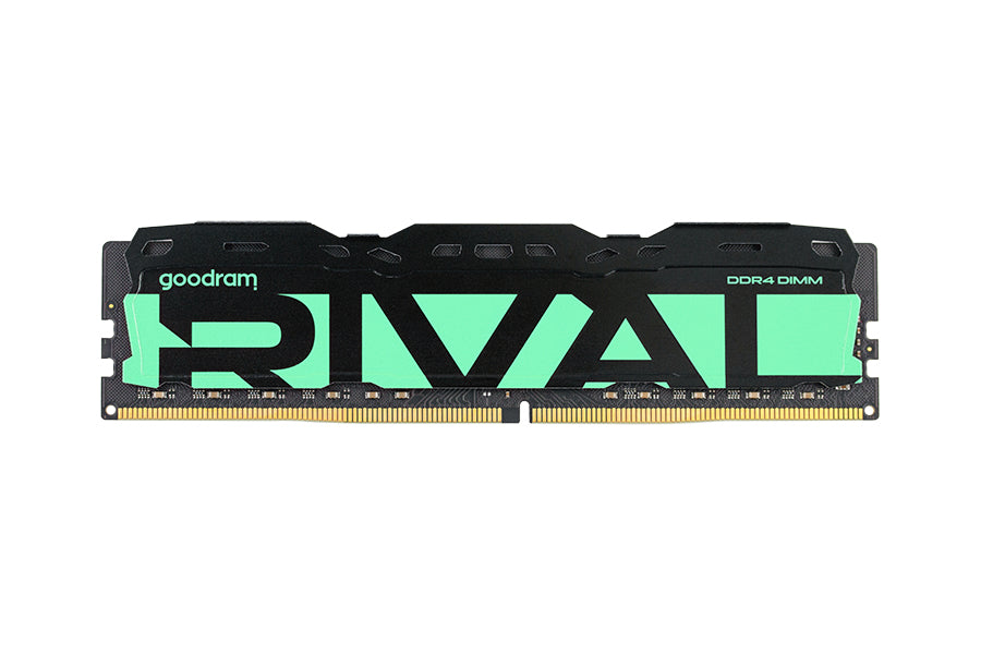 Goodram *DDR4 Rival Radiant 8GB (1* 8)/3200 CL16 Green module de mémoire 8 Go 1 x 8 Go 3200 MT/s 288-pin DIMM