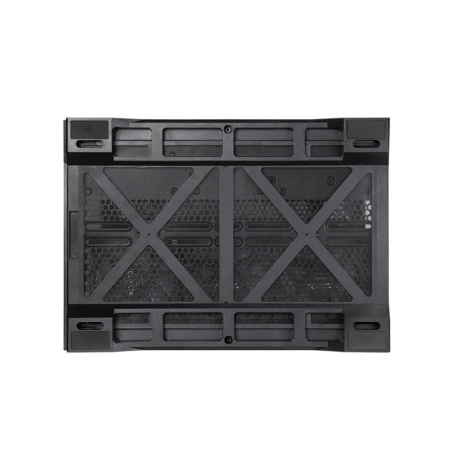 Chieftec Visio GM-30B-TG-OP Boîtier PC Cube Noir avec Double Verre Trempé