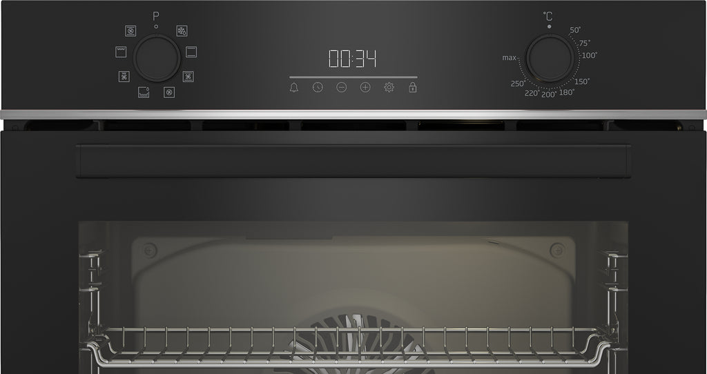 Beko b300 BBIR13300XC four 72 L Noir, Acier inoxydable