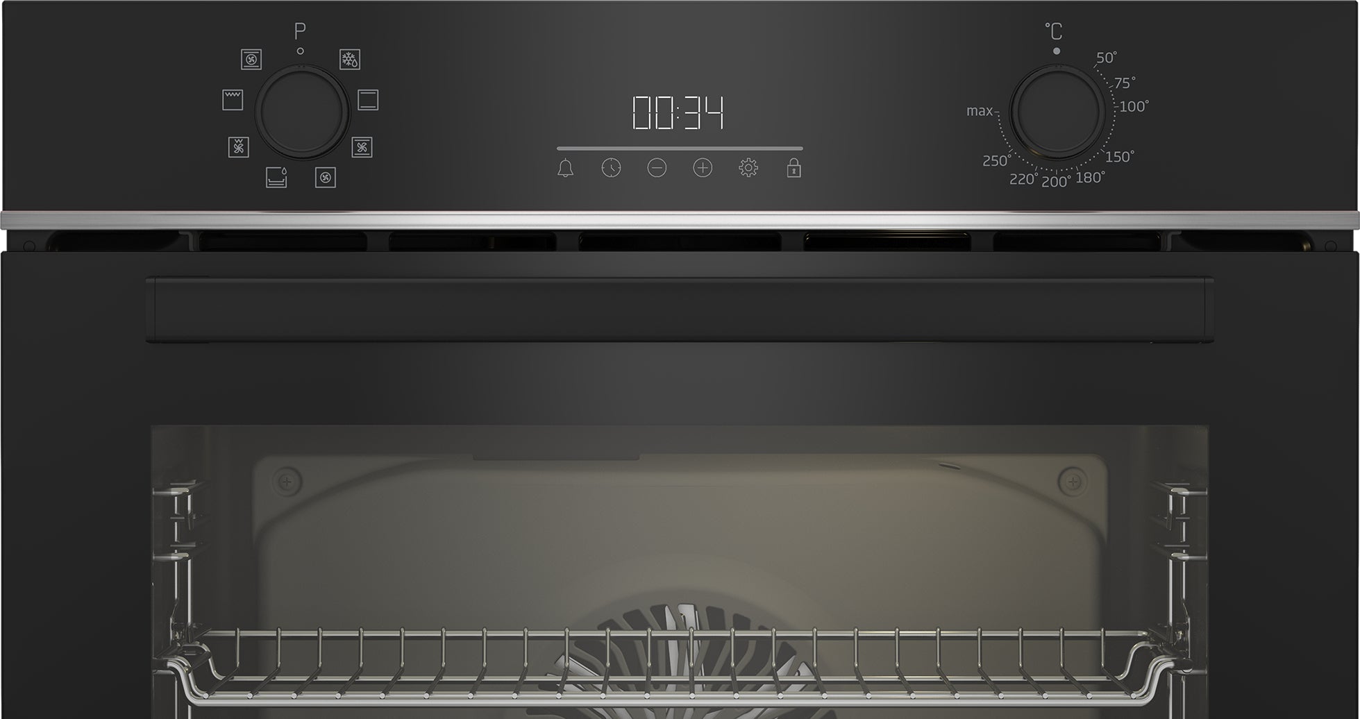 Beko b300 BBIR13300XC four 72 L Noir, Acier inoxydable