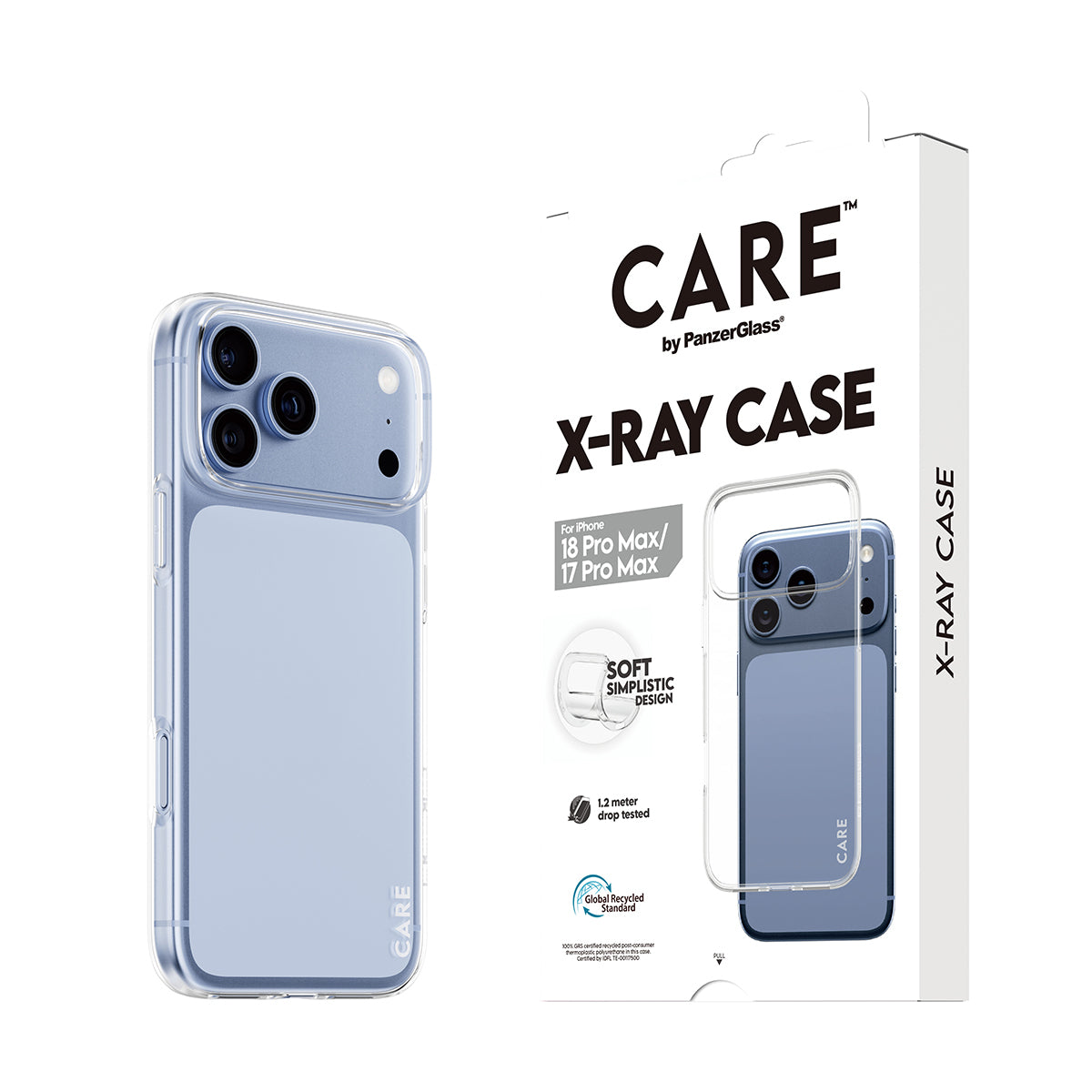 PanzerGlass CARE™ by ® X-Ray Case iPhone 2026 Pro Max | 17 Pro Max coque de protection pour téléphones portables Housse 