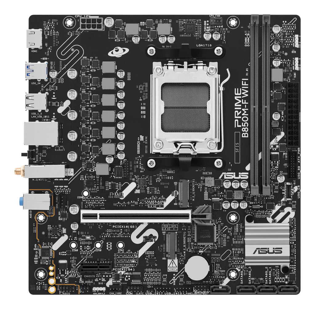 ASUS PRIME B850M-F WIFI AMD B850 Emplacement AM5 micro ATX