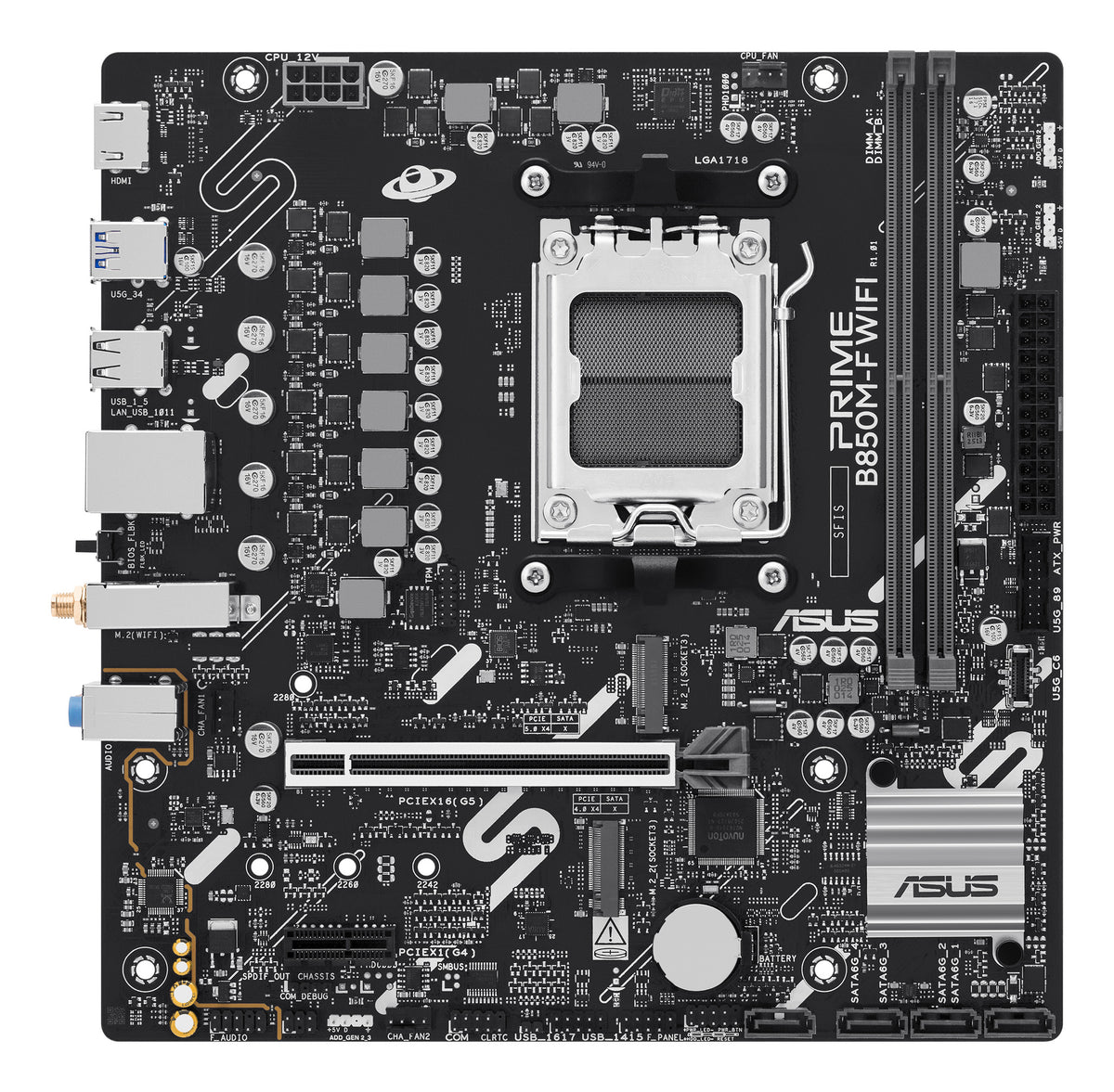 ASUS PRIME B850M-F WIFI AMD B850 Emplacement AM5 micro ATX
