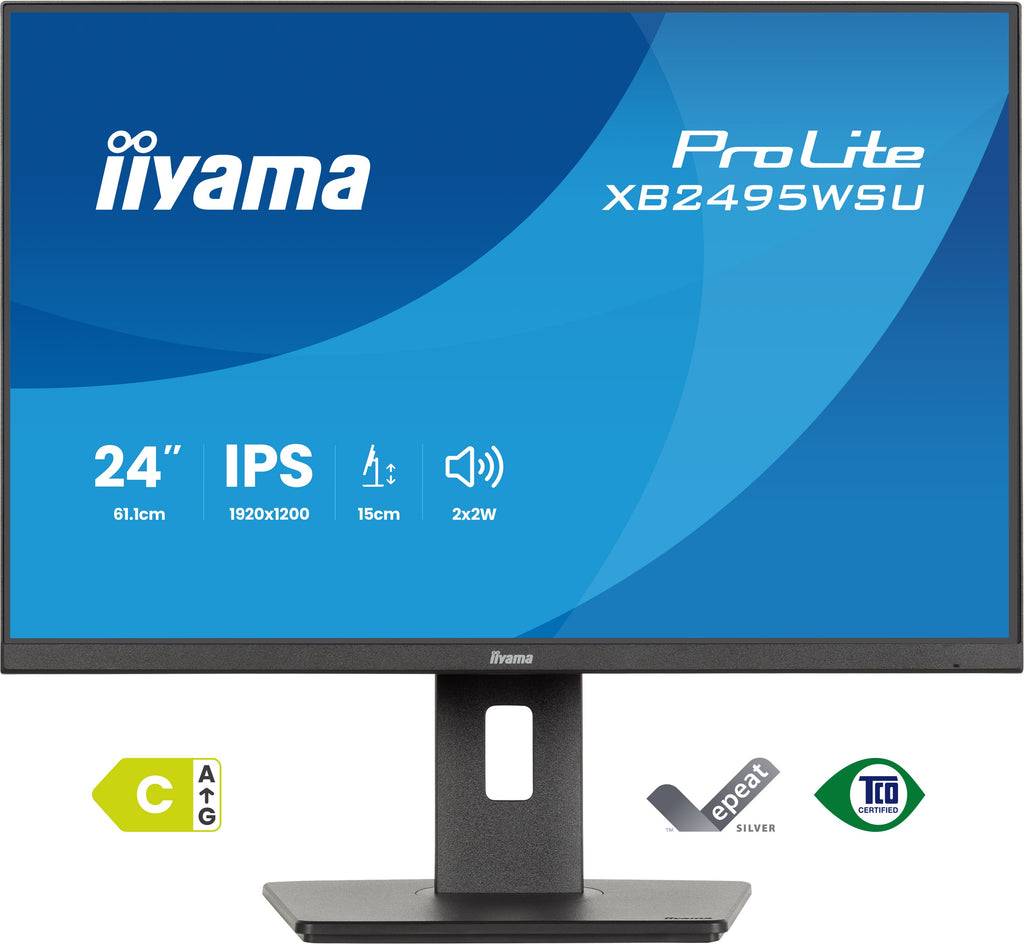 iiyama ProLite XB2495WSU-B1 Écran PC 24.1" WUXGA 1920 x 1200 LCD Noir