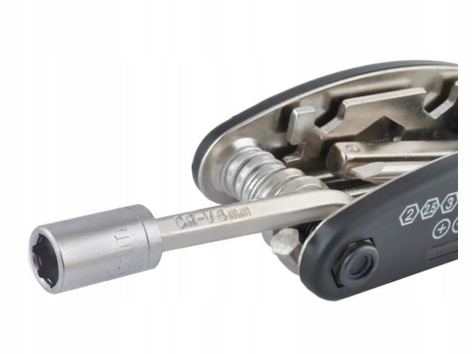 ZESTAW KLUCZY NARZĘDZI ROWEROWYCH MULTITOOL 16w1