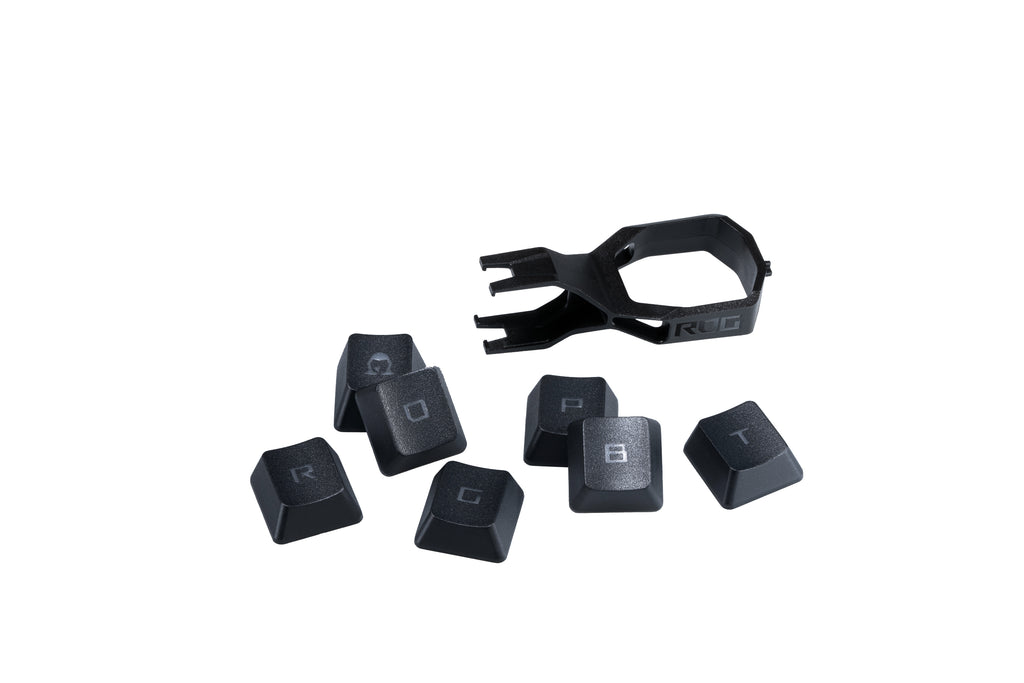 ASUS ROG RX PBT Keycap Set, Capuchons de Clavier Noir