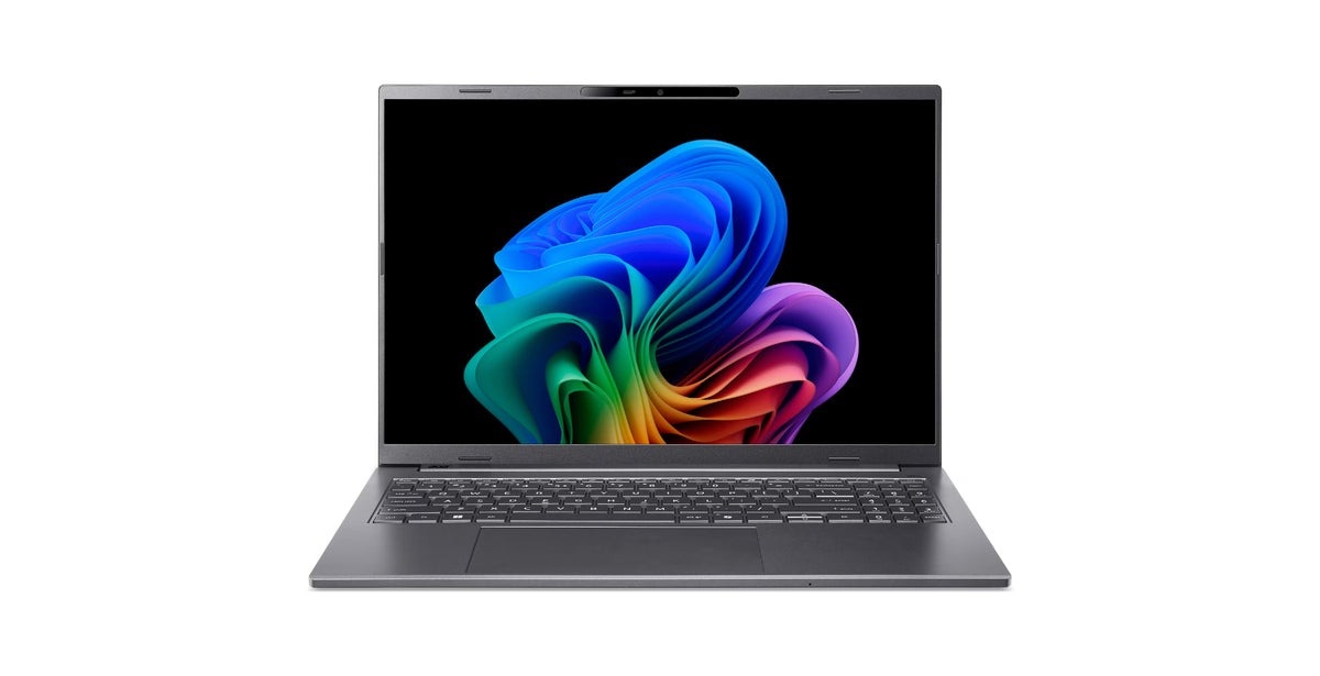 Acer Aspire 16 AI A16-61M-R473 Copilot+ PC AMD Ryzen AI 5 330 Ordinateur portable 40,6 cm (16") WUXGA+ 16 Go LPDDR5x-SDRAM 512 Go SSD Wi-Fi 6E (802.11ax) Windows 11 Home Allemand Gris