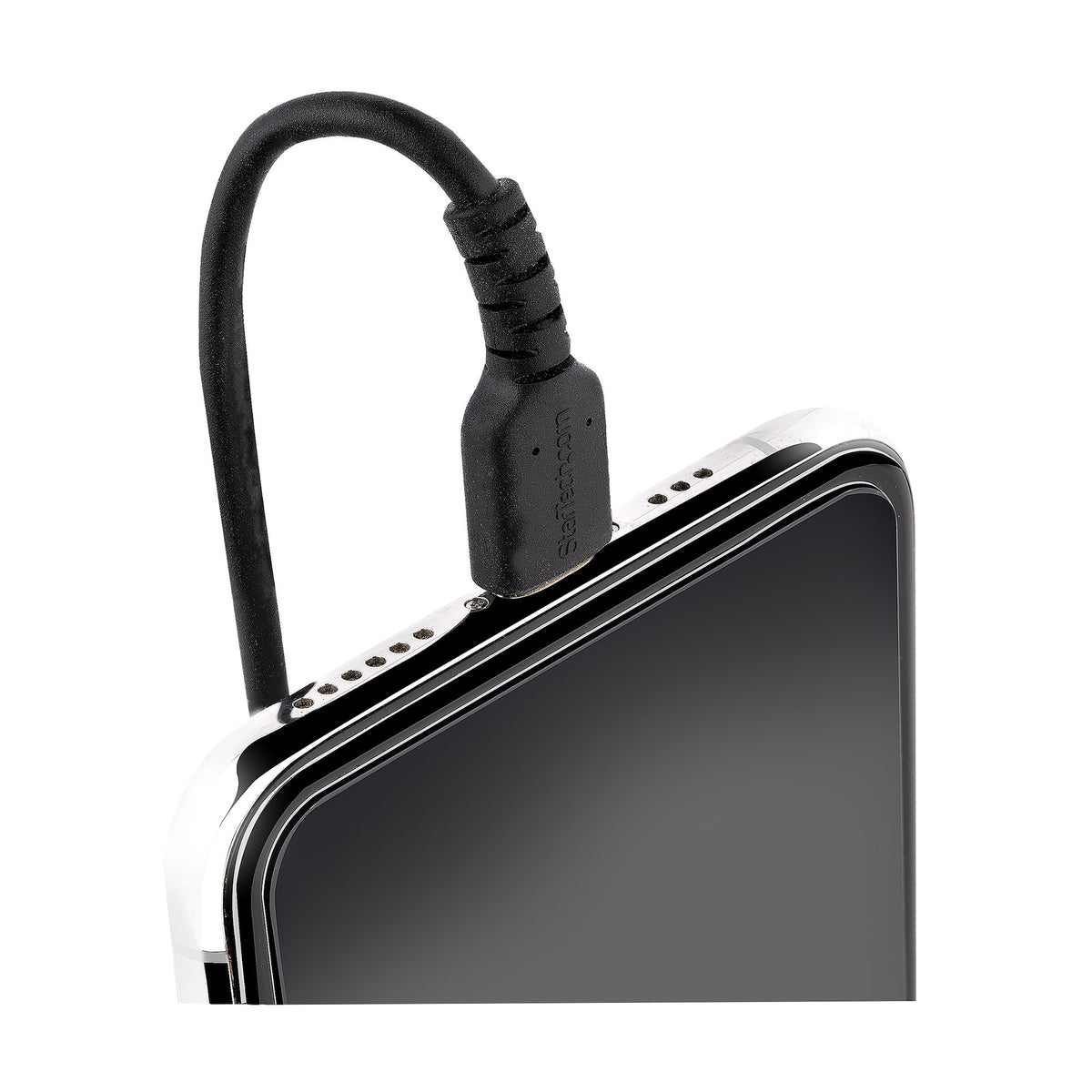 StarTech.com Câble USB vers Lightning 50cm Certifié MFi, Noir, Fibre Aramide