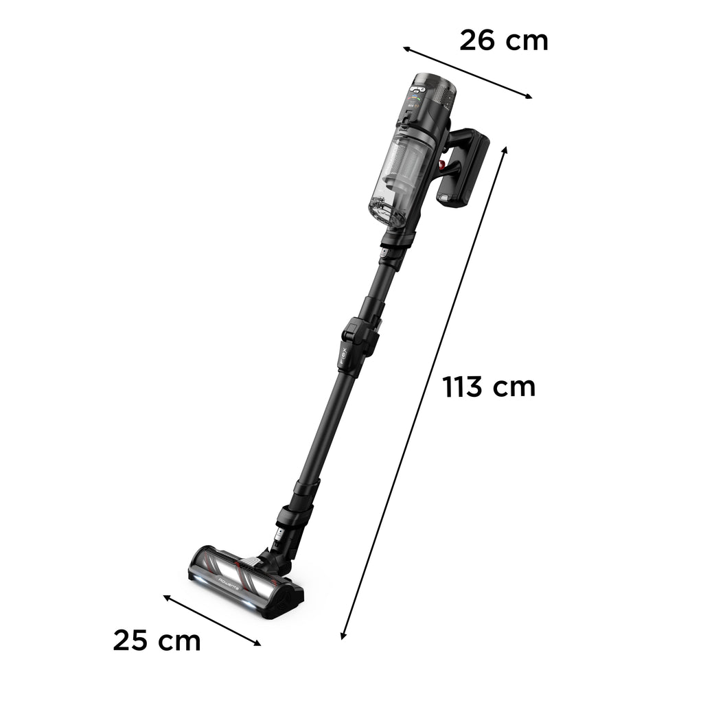 Rowenta X-Force Flex RH9L55E0 aspirateur balai et balai électrique Aspirateur-balai 2 en 1 Batterie Sec Sans sac 0,65 L 