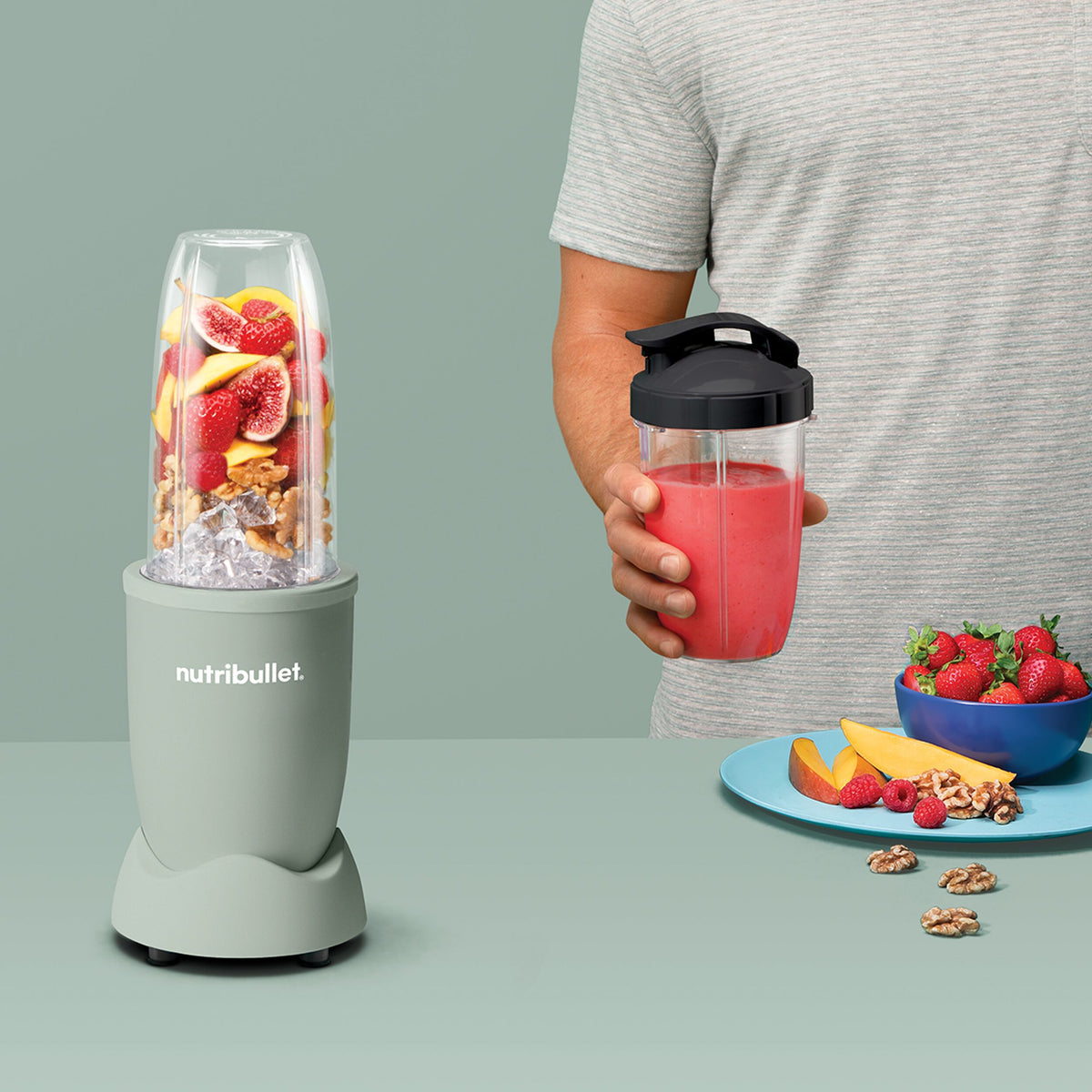 NutriBullet NB907MAJD blender 0,9 L Blender sport 900 W Vert - vue 6