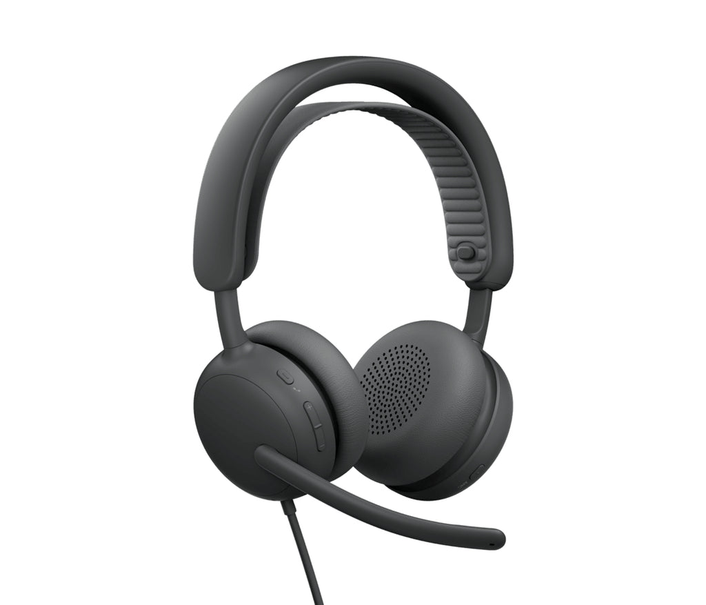 Logitech Zone Wired 2 Kablet Høretelefoner Grå