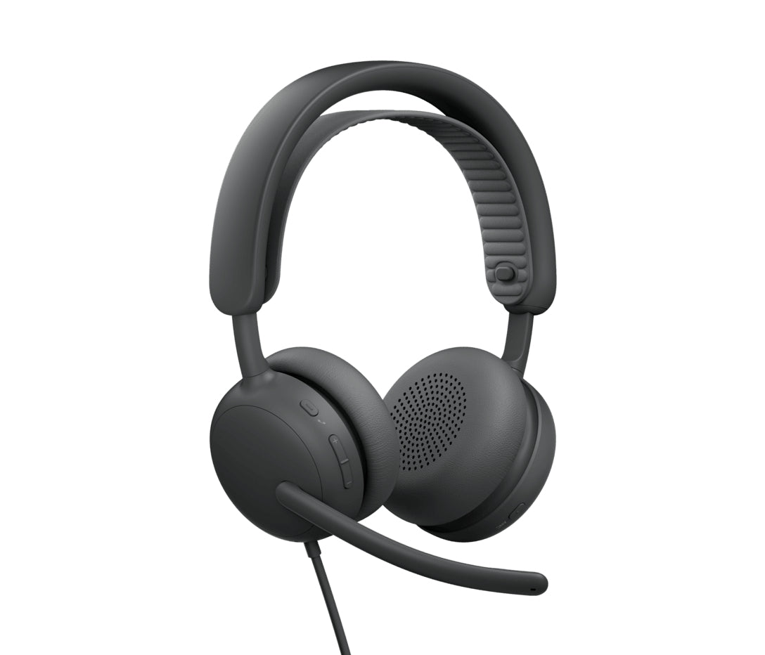 Logitech Zone Wired 2 Kablet Høretelefoner Grå