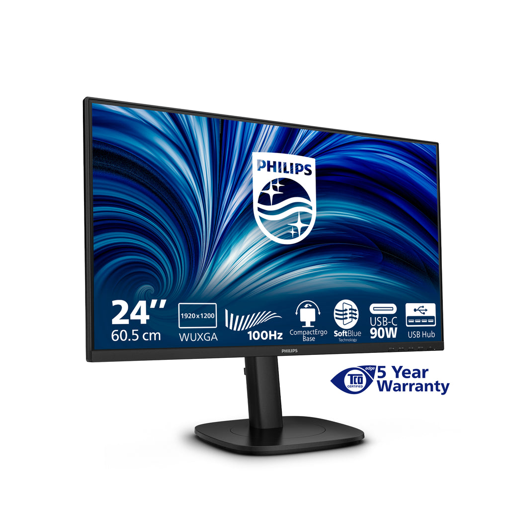 Philips 3000 series 24B2U3301D/00 Écran PC 24.1" WUXGA 1920 x 1200 LCD Noir