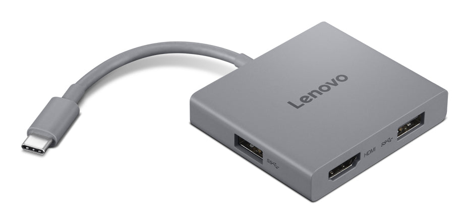 Lenovo GX91R64790 Station d'accueil USB 3.2 Gen 1 Type-C, Gris