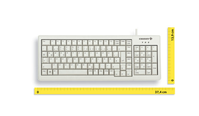 Cherry XS Clavier USB QWERTZ Allemand Gris