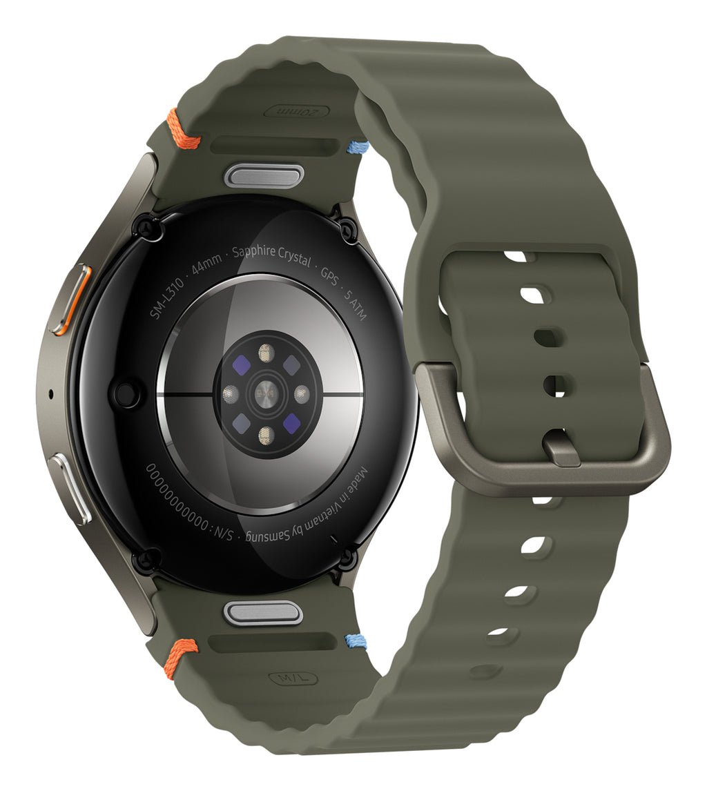 Samsung Samsung Galaxy Watch7 3,81 cm (1.5") AMOLED 44 mm Numérique 480 x 480 pixels Écran tactile Vert Wifi GPS (satellite)