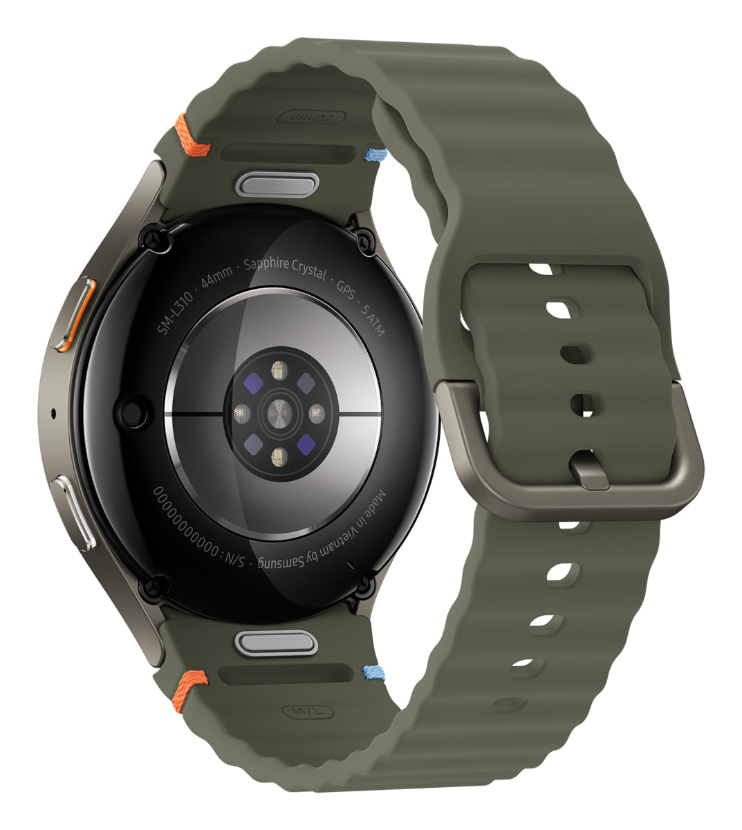 Samsung Samsung Galaxy Watch7 3,81 cm (1.5") AMOLED 44 mm Numérique 480 x 480 pixels Écran tactile Vert Wifi GPS (satellite)
