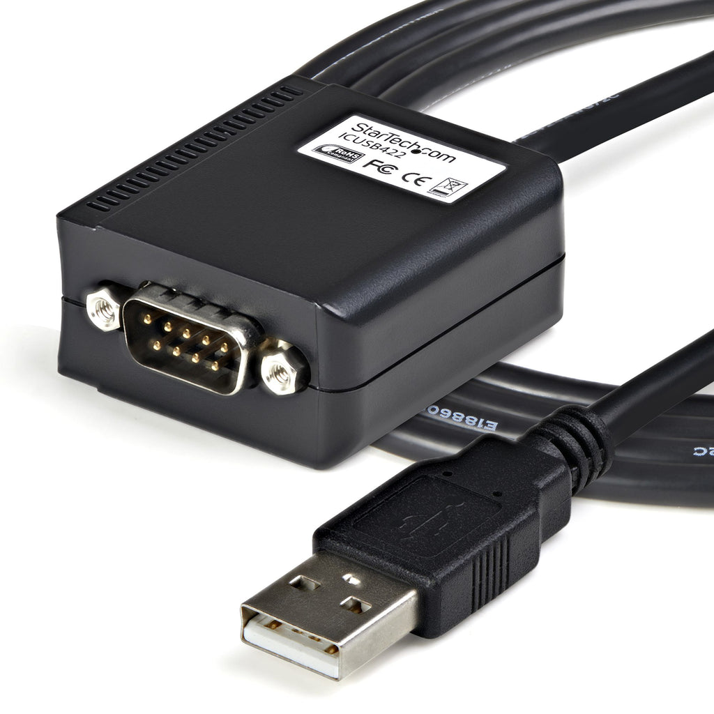 StarTech.com Adaptateur USB vers RS422/485, Câble 1.80m avec Mémorisation de Port COM