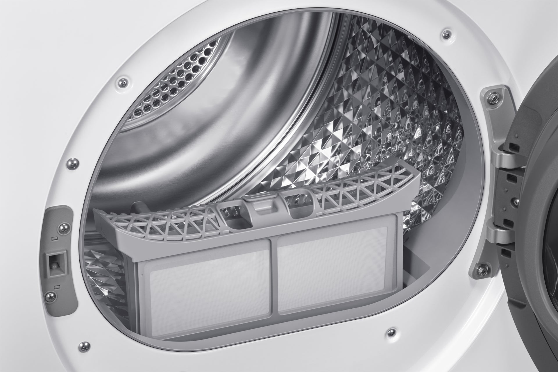 Samsung DV90DG52A0AELE sèche-linge Pose libre Charge avant 9 kg Blanc
