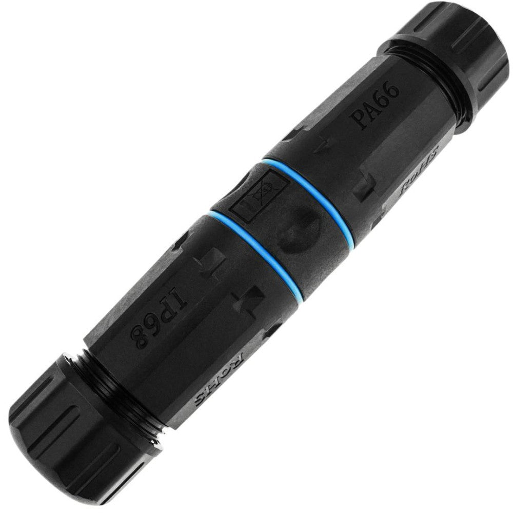 Techly IWP-MD C6-IP68T changeur de genre de câble RJ-45 Noir