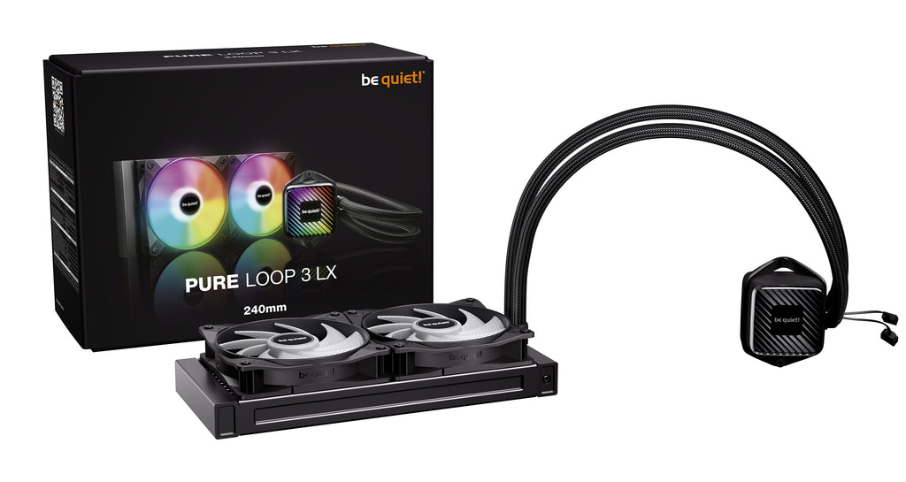 be quiet! PURE LOOP 3 LX Processeur Refroidisseur de liquide tout-en-un 12 cm Noir 1 pièce(s)