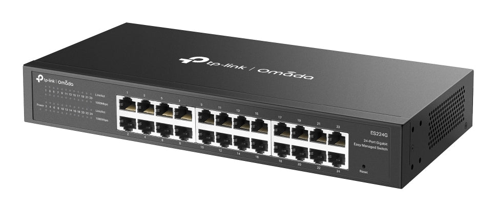 TP-Link Omada ES224G commutateur réseau Géré L2 Gigabit Ethernet (10/100/1000) Noir
