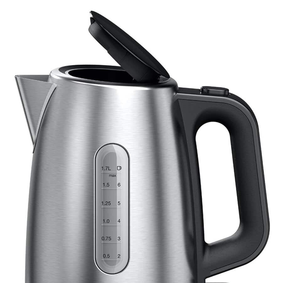 Braun PurShine WK102AI-WK1500BK bouilloire 1,7 L 2200 W Noir, Acier inoxydable