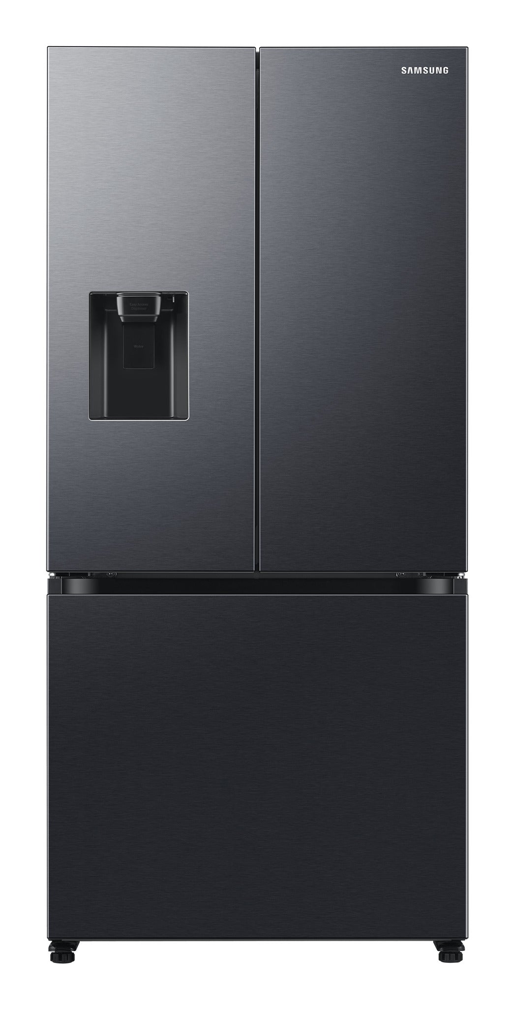 Samsung RF50C530EB1 Réfrigérateur Combiné Porte Française et Congélateur en Bas, Noir