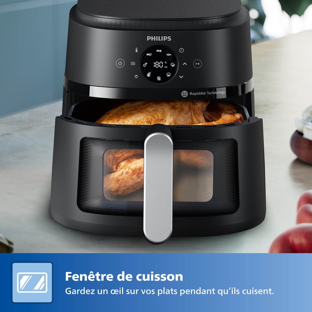 Philips 2000 series Airfryer série 2000, 6,2 l, argent