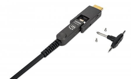 Manhattan 355544 Câble HDMI vers Micro HDMI, 70 m, Type A vers Type D, Noir