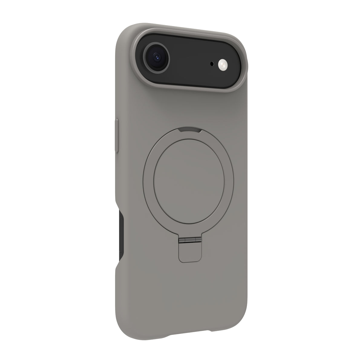 Coque de Protection Roskilde MS Kick ICON pour iPhone 17 Air, Housse avec Support de Bureau, Gris