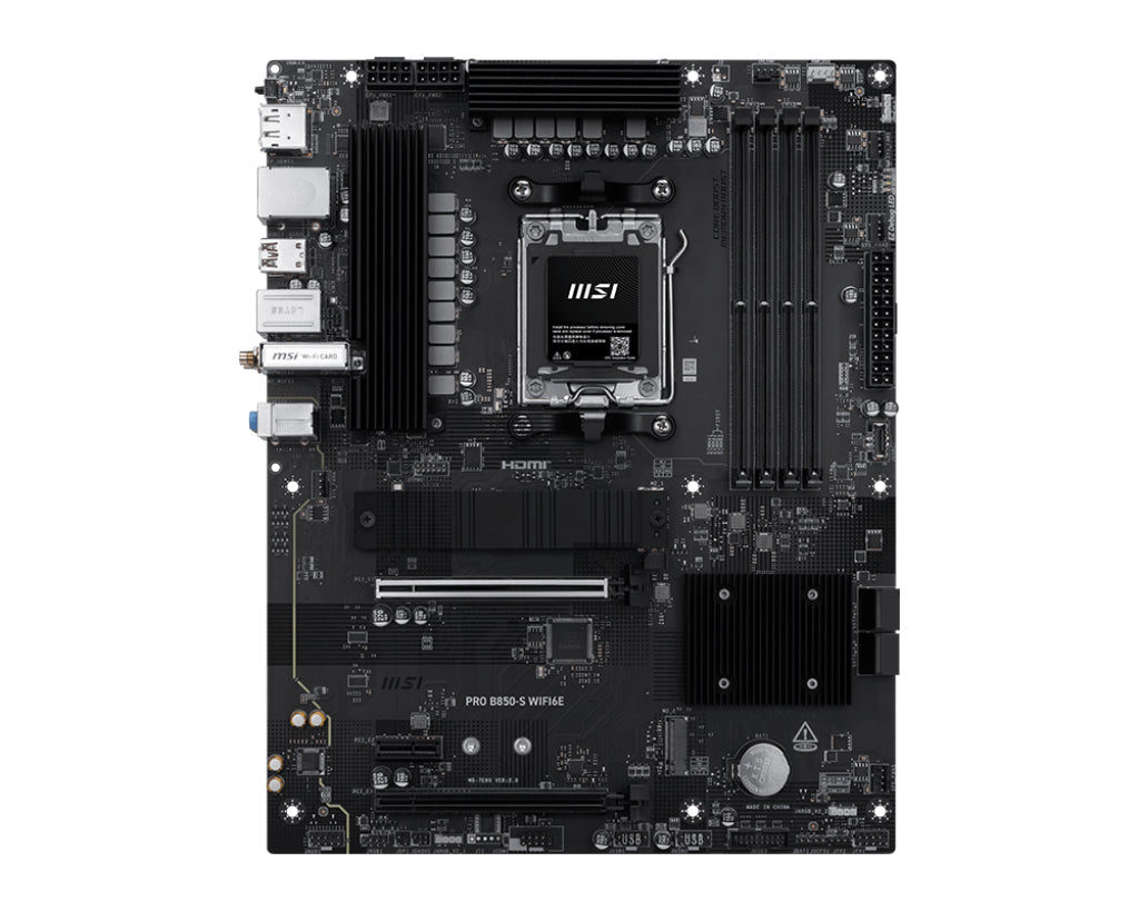 MSI PRO B850-S WIFI6E carte mère AMD B850 Emplacement AM5 ATX