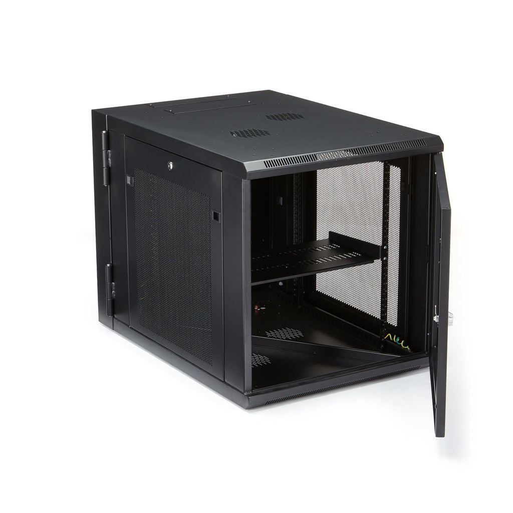 StarTech.com Armoire Réseau Murale 12U 19" avec Étagère 1U et 4 Montants