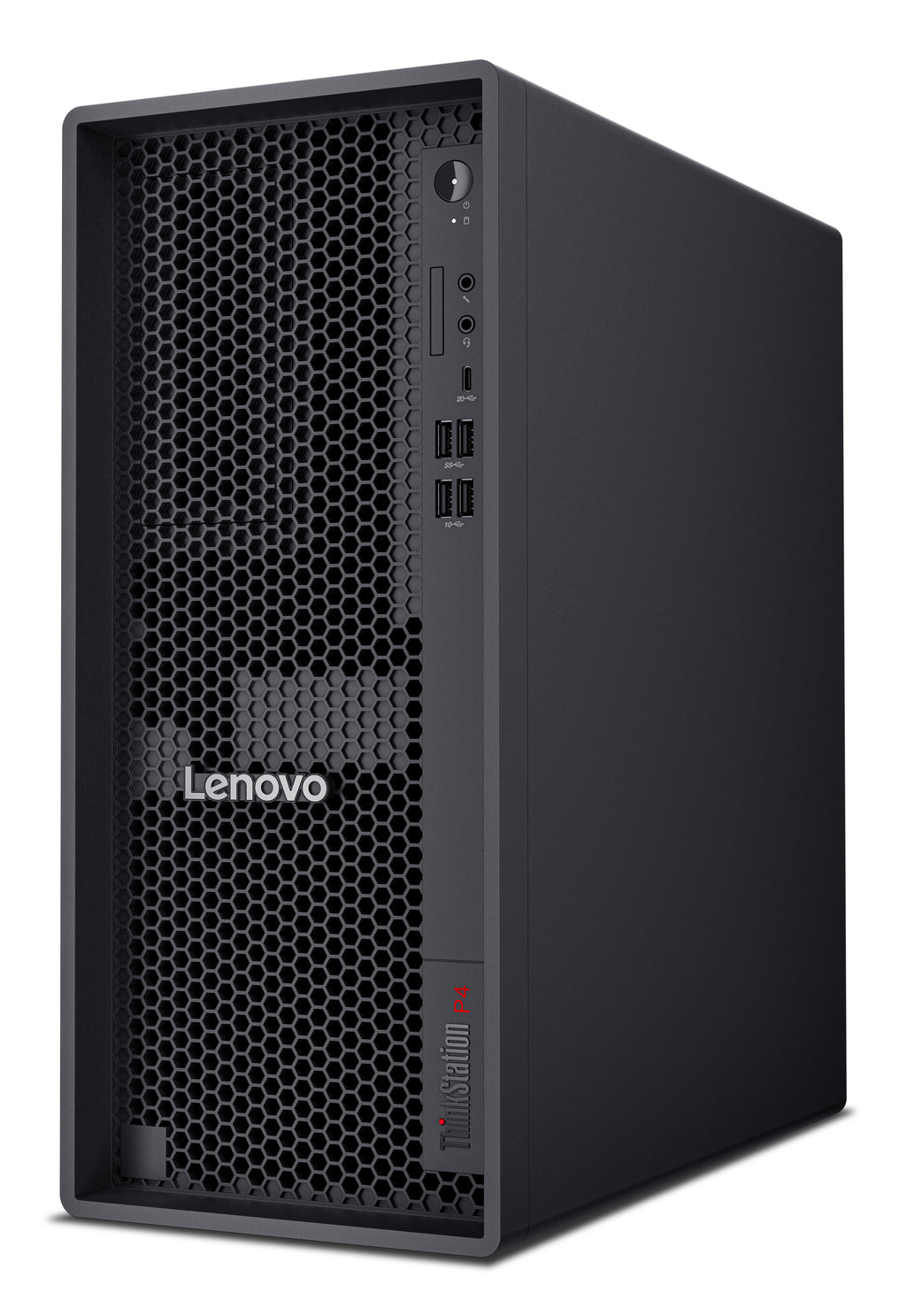 Lenovo ThinkStation P4 AMD Ryzen™ 9 PRO PRO 9965X3D 64 Go DDR5-SDRAM 1 To SSD Windows 11 Pro Tower PC Noir - vue 3