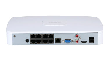Dahua Technology Dahua Technology WizSense NVR4108-8P-EI Enregistreur vidéo sur réseau 1U Blanc