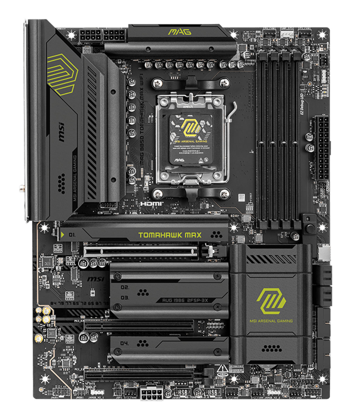 MSI MAG B850 TOMAHAWK MAX WIFI carte mère AMD B850 Emplacement AM5 ATX