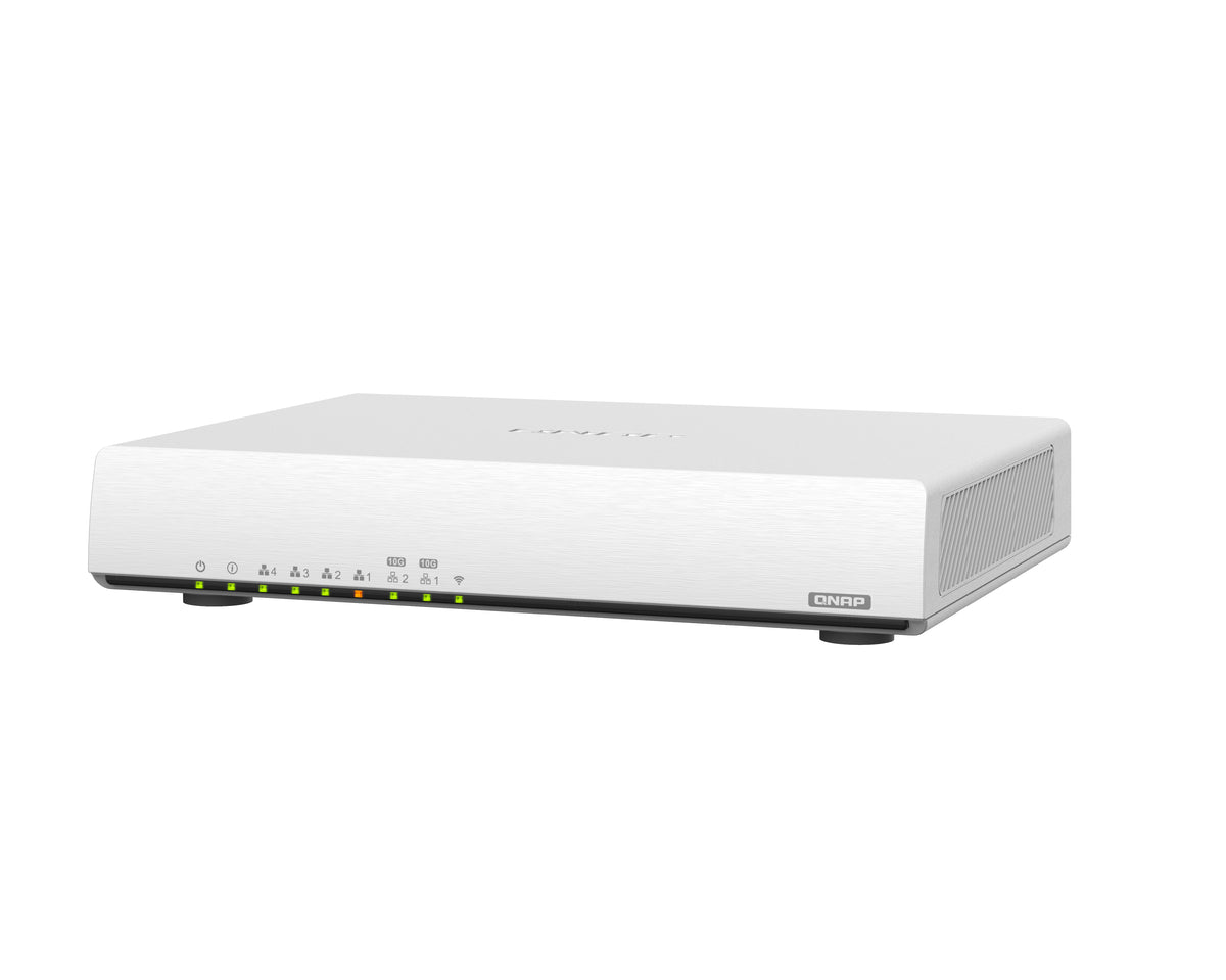 QNAP QHora-301W Routeur Sans Fil 10 Gigabit Ethernet Bi-bande 2,4 GHz / 5 GHz, Blanc