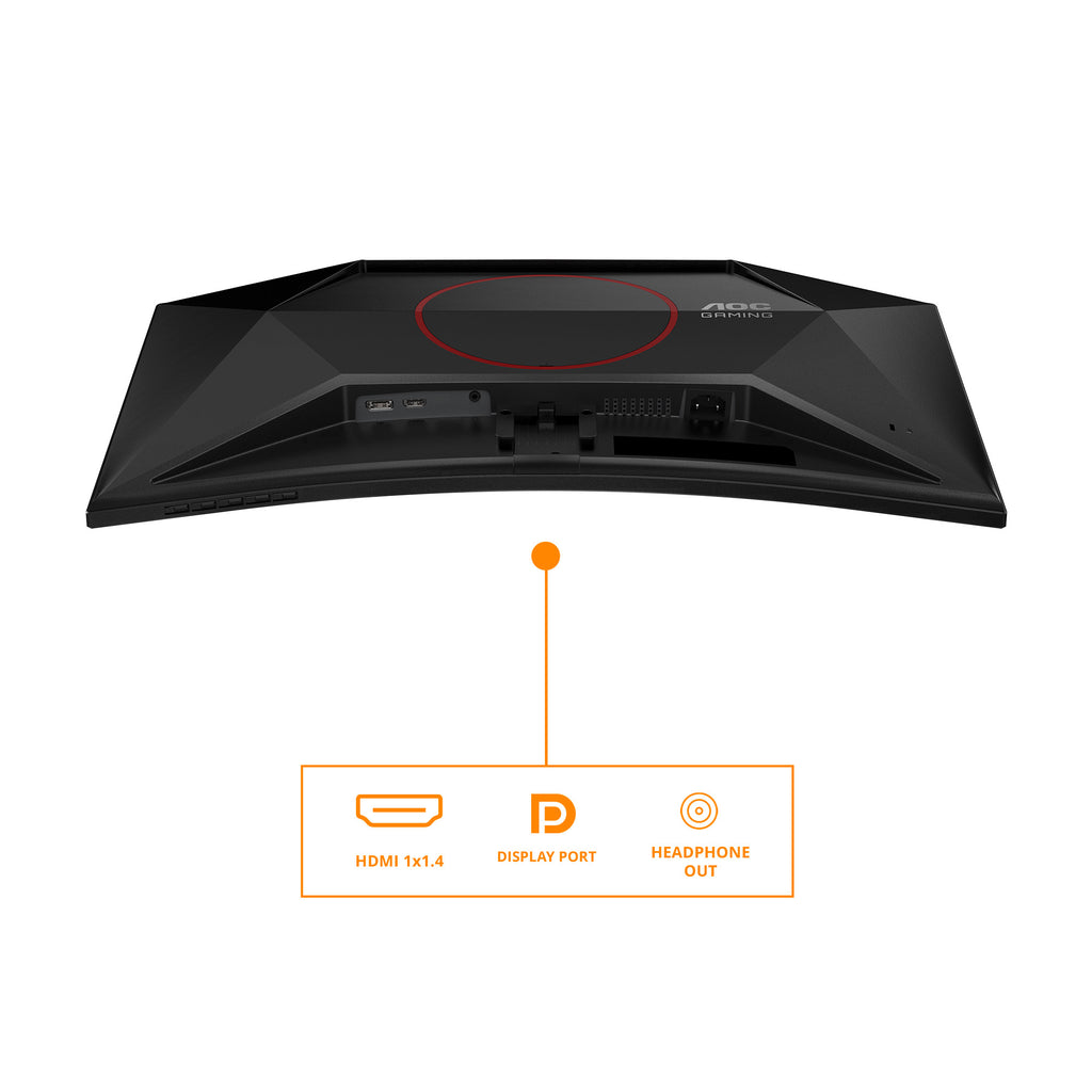 AOC G4 27" IPS FHD 180Hz écran plat de PC 68,6 cm (27") 1920 x 1080 pixels Full HD LCD Noir, Rouge - vue 3